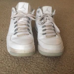 All white jordans